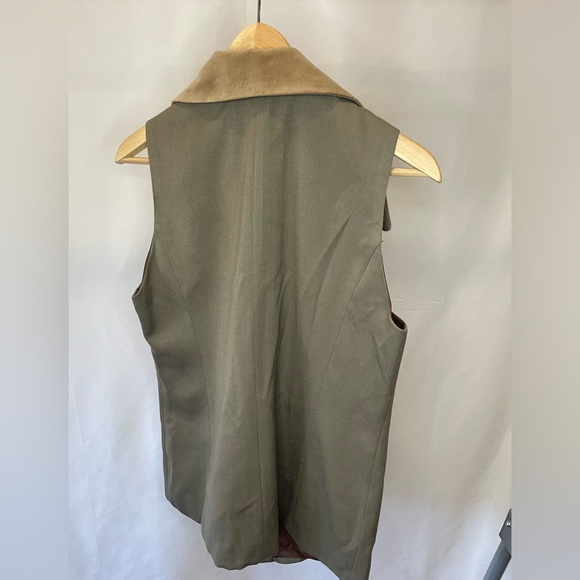 Velvet Collar Blazer + Vest Set - Picture 7 of 7